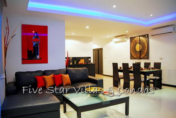 Pool villa for sale in Pattaya at The Vineyard Phase 2 showing the dining area