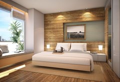 Habitus Condominium Jomtien showing the bedroom concept
