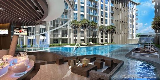 City Center Residence Pattaya showing the communal pool