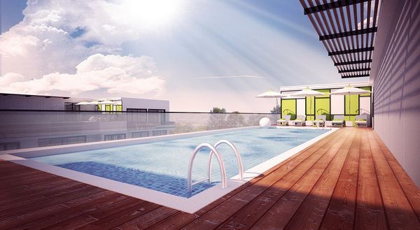 Imperial Twins Residence Pratumnak Pattaya showing the roof top pool Imperial Twins Residence Pratumnak Pattaya showing the roof top pool