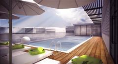 Imperial Twins Residence Pratumnak Pattaya showing the pool terraces
