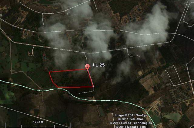 Land for sale Pattaya showing location Land for sale Pattaya showing location