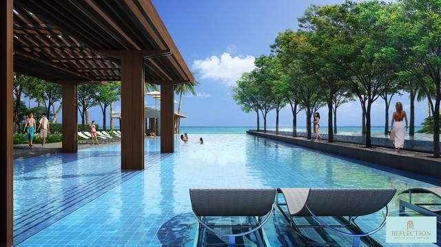Condominium for sale in Jomtien showing pool Condominium for sale in Jomtien showing pool