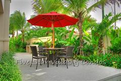 Pool villa for sale in Pattaya at The Vineyard Phase 2 showing terrace dining