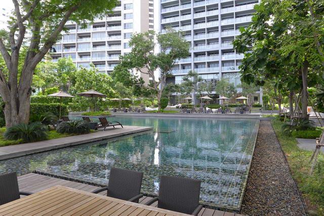 Condominium for sale at Zire Pattaya showing the communal swimming pool Condominium for sale at Zire Pattaya showing the communal swimming pool