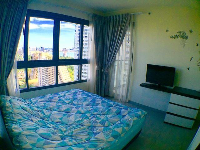 Condominium for sale at Zire Pattaya showing the bedroom Condominium for sale at Zire Pattaya showing the bedroom