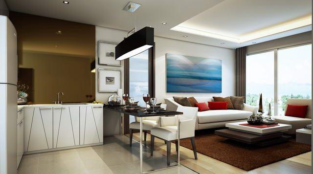 Condominium For Sale Pratumnak showing the open plan concept Condominium For Sale Pratumnak showing the open plan concept