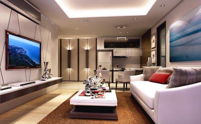 Condominium For Sale Pratumnak showing the living area concept Condominium For Sale Pratumnak showing the living area concept