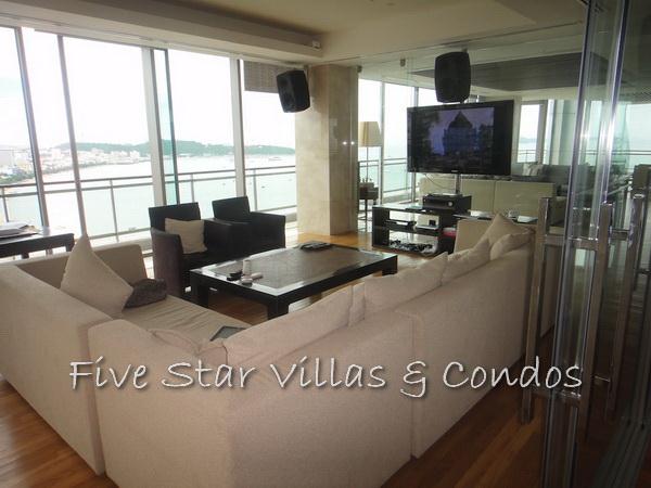 Condominium for sale on Pattaya Beach at Northshore showing the TV room
