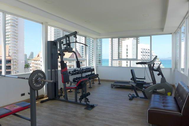 Condominium for sale Wongamat showing the gymnasium Condominium for sale Wongamat showing the gymnasium