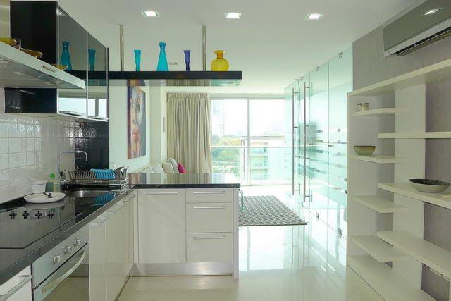 Condominium for sale Wong Amat looking from the kitchen Condominium for sale Wong Amat looking from the kitchen