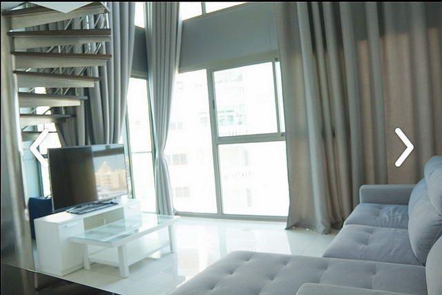 Condominium for sale Wong Amat showing the living area Condominium for sale Wong Amat showing the living area