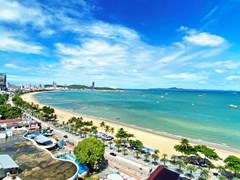 Condominium for rent Northshore Pattaya showing the sea view 
