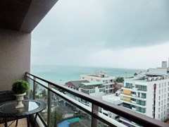 Condominium for sale Northshore Pattaya showing the balcony view