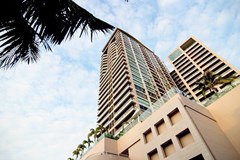 Condominium for sale Northshore Pattaya showing the iconic building