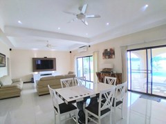 House for rent Mabprachan Pattaya showing the dining and living areas 