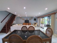 House for rent Pattaya showing the dining and living areas 