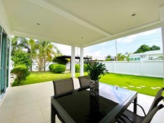 House for Sale Na Jomtien showing the covered terrace 