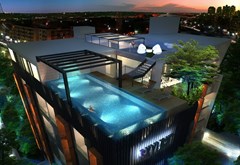 Skylight Jomtien showing the rooftop pool