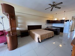 Condo for rent Pattaya Jomtien showing the studio apartment