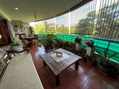 Condo for sale Pratumnak Pattaya showing the balcony