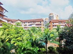 Condominium for rent Jomtien showing the balcony view 