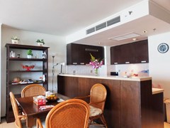 Condominium for sale Northshore Pattaya showing the dining and kitchen areas 
