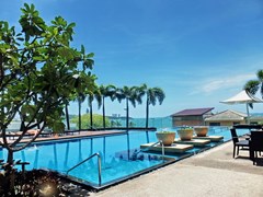 Condominium for rent Northshore Pattaya showing the pool 