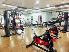 Condominium for rent Pattaya showing the gymnasium 