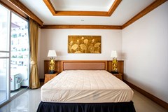 Condominium for rent Pratumnak Pattaya showing the second bedroom with balcony 