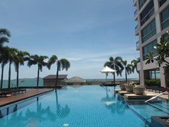 Condominium for rent Pattaya showing the communal pool