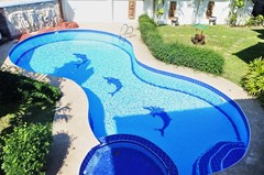 House for Rent East Pattaya showing the private pool 