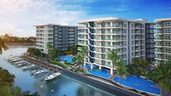 Whale Marina Condo showing the condominium and swimming pools