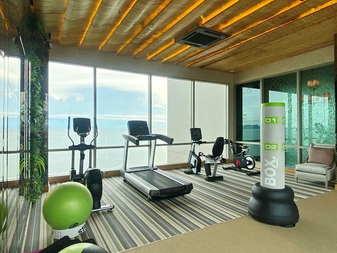 Condominium for Rent Jomtien showing the gymnasium 