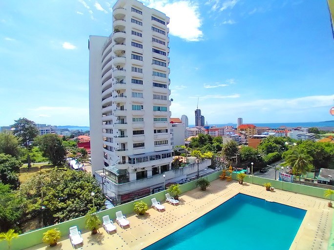 Condominium for rent Pratumnak Pattaya showing the view 