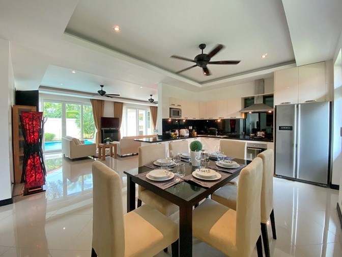 House for rent East Pattaya showing the open plan concept 