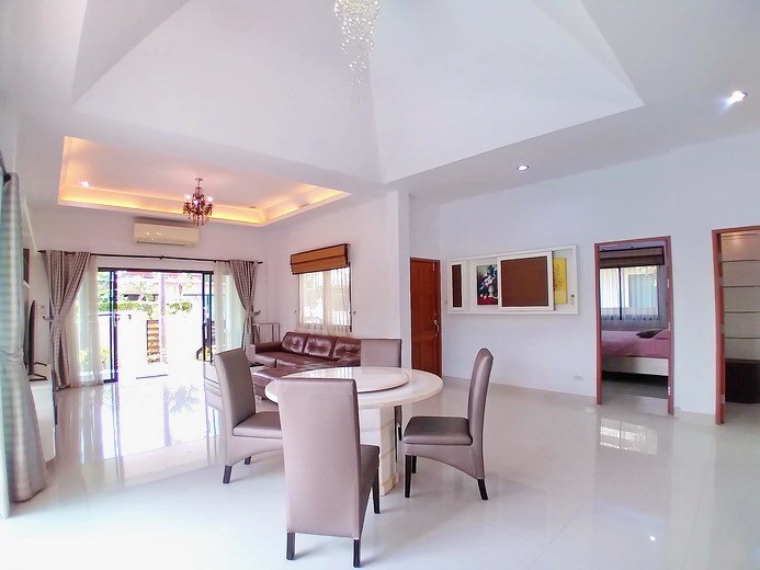 House for sale Pattaya showing the dining and living areas 