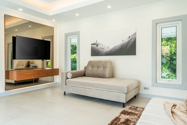 House for sale Jomtien showing the fourth bedroom with living area House for sale Jomtien showing the fourth bedroom with living area