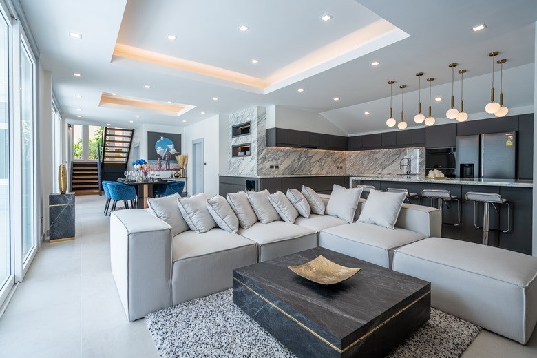House for sale Jomtien showing the open plan concept House for sale Jomtien showing the open plan concept