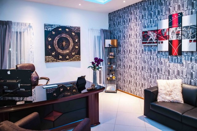 House for sale Mabprachan Pattaya showing the third bedroom or office House for sale Mabprachan Pattaya showing the third bedroom or office
