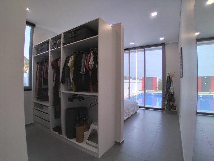 House for sale Siam Royal View Pattaya showing the master bedroom with walk-in wardrobes House for sale Siam Royal View Pattaya showing the master bedroom with walk-in wardrobes