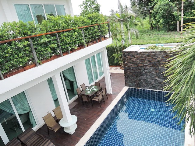 House for Sale Silverlake Pattaya showing the private swimming pool