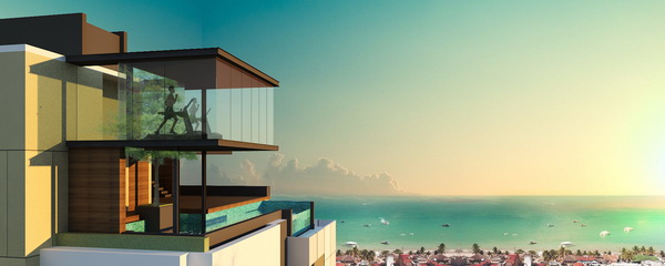 Rising Place Pratumnak Pattaya showing the pool and fitness Rising Place Pratumnak Pattaya showing the pool and fitness