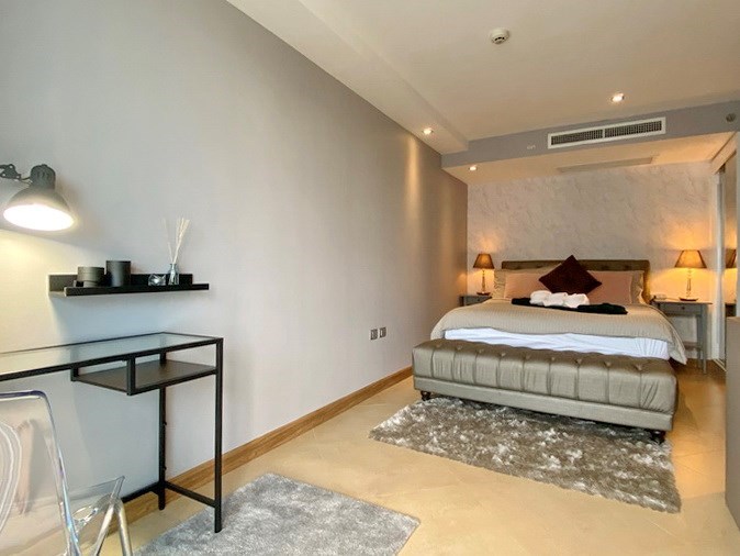 Condominium for rent Pattaya showing the bedroom