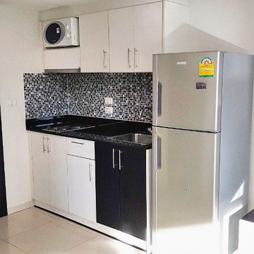 Condominium for rent Pattaya showing the kitchen Condominium for rent Pattaya showing the kitchen