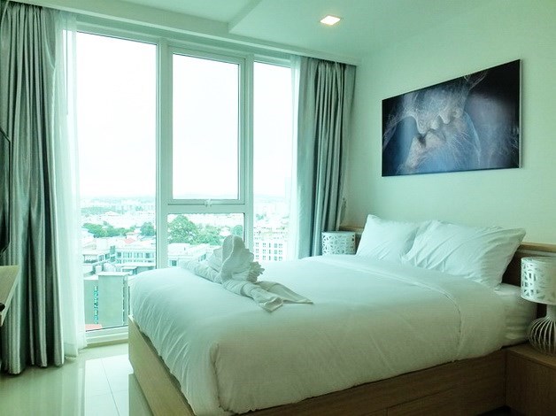 Condominium for rent Pattaya showing the bedroom 