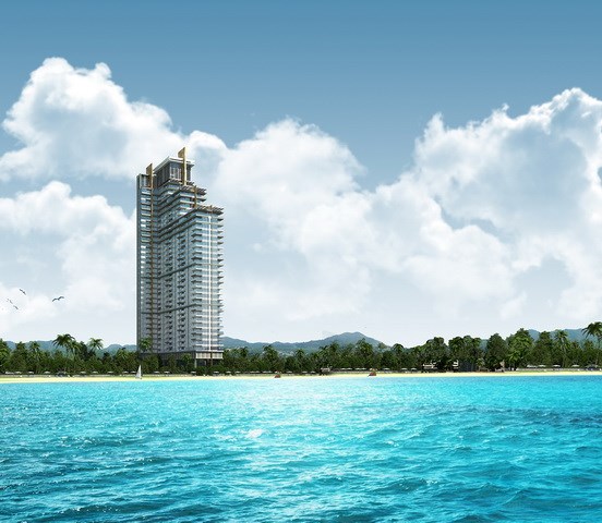 Del Mare Bangsaray Beachfront showing the condominium