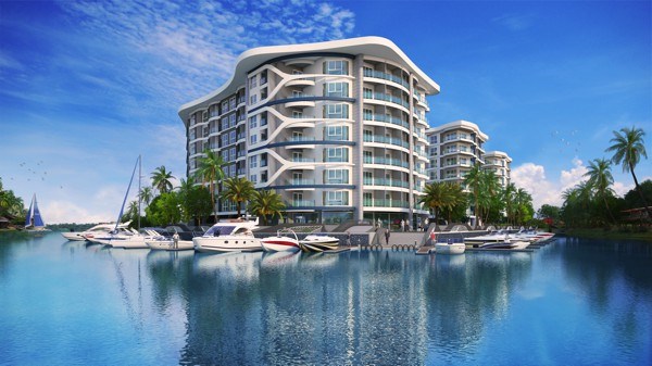 Whale Marina Condo showing the condominium and marina
